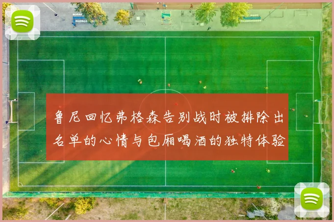 鲁尼回忆弗格森告别战时被排除出名单的心情与包厢喝酒的独特体验